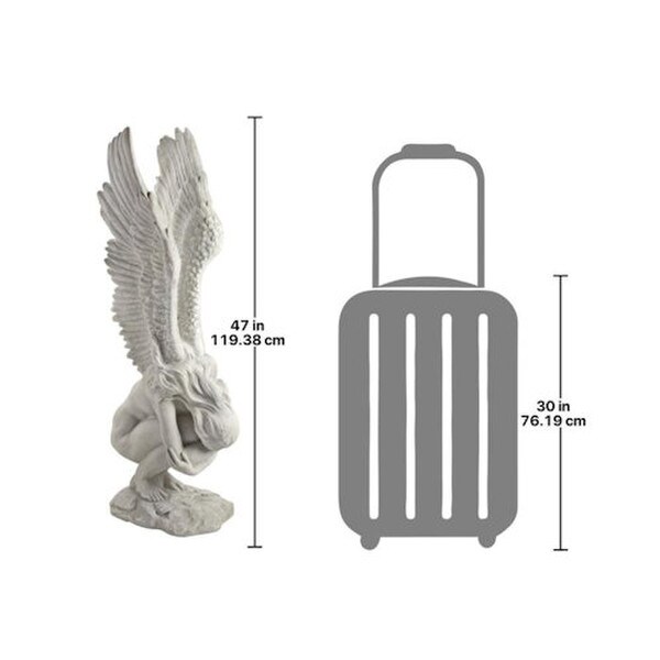 Remembrance and Redemption Angel Statue life size large scale sculpture